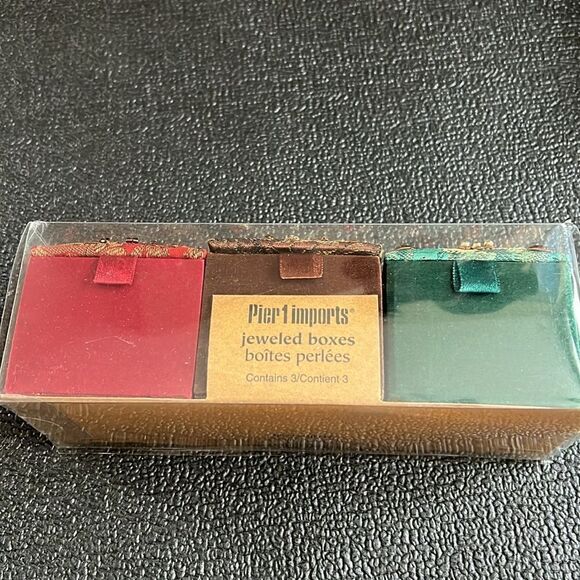 NWT PIER 1 IMPORTS JEWELRY BOXES - Picture 2 of 3